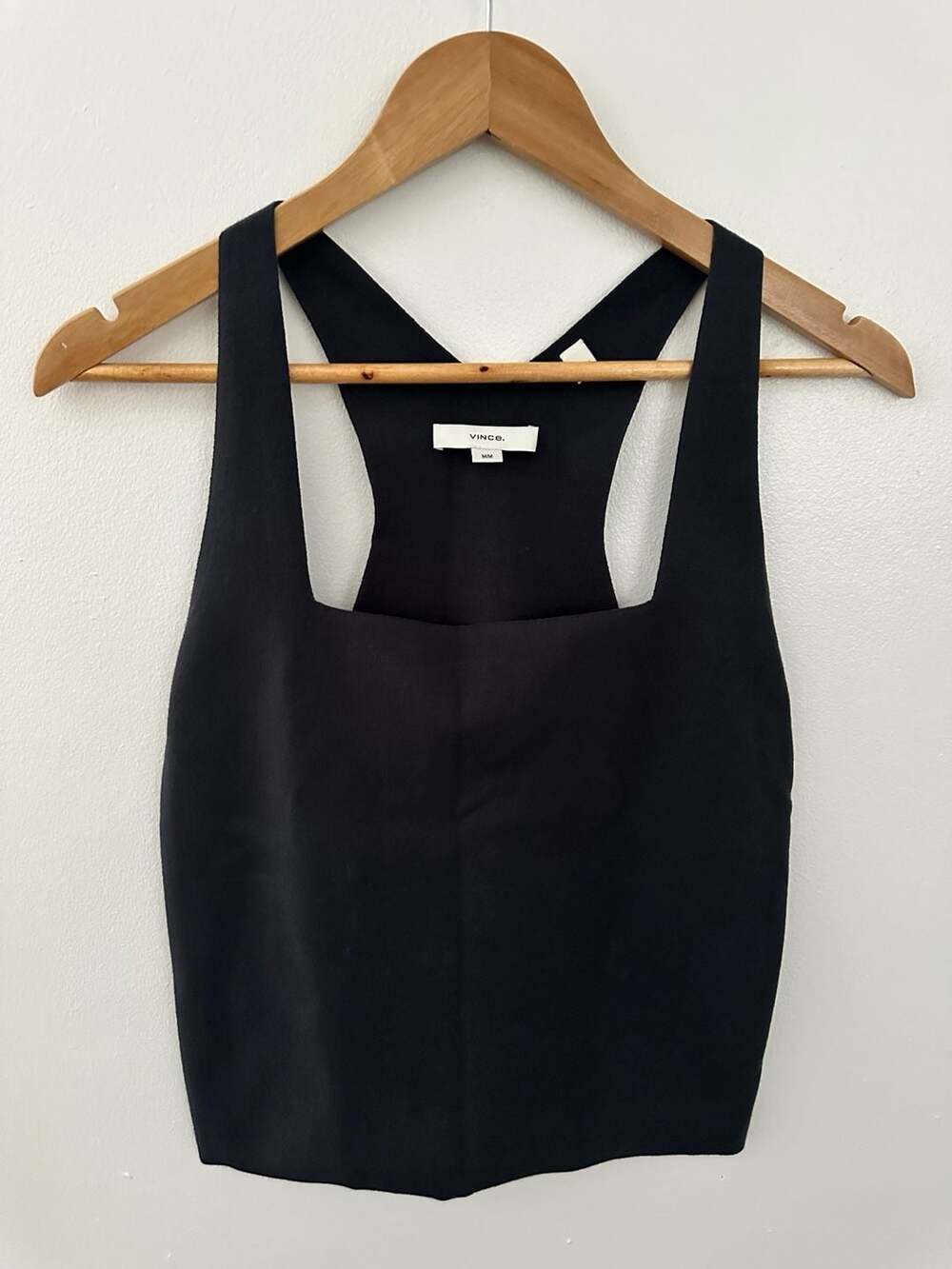 Vince Stretch-Knit Tank Top charcoal  Size M